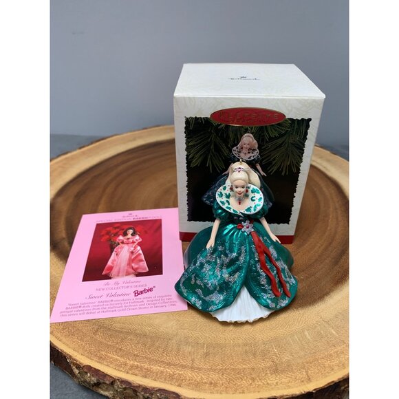 1995 Hallmark Keepsake Ornament Holiday Barbie Collectors Series Handcrafted - Picture 10 of 11